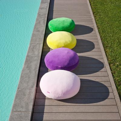 Stegkissen rund komplett in Auslauffarben